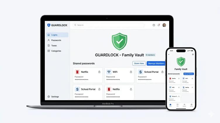 best password manager for family β NordPass family shared vault interface on iOS and desktop