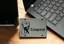 Kingston UV500 480GB SSD review unit with metal chassis