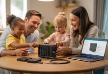 DIY Family NAS setup guide 2026 — American family installing home network storage