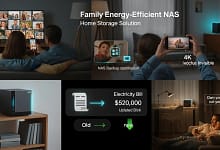 Energy-efficient NAS for families 2026 saving 200 dollars per year on home server power