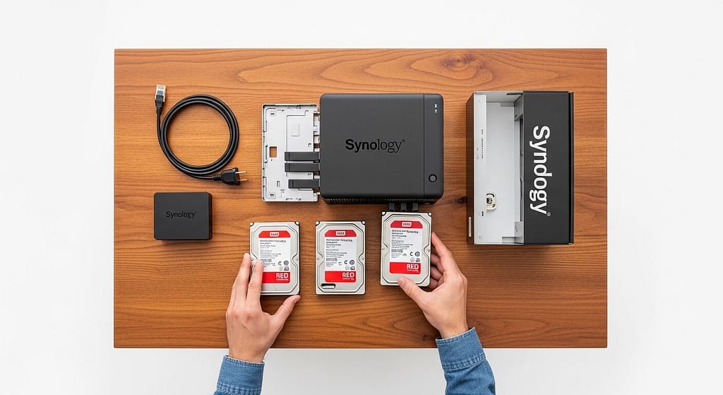 Installing WD Red hard drives into Synology NAS