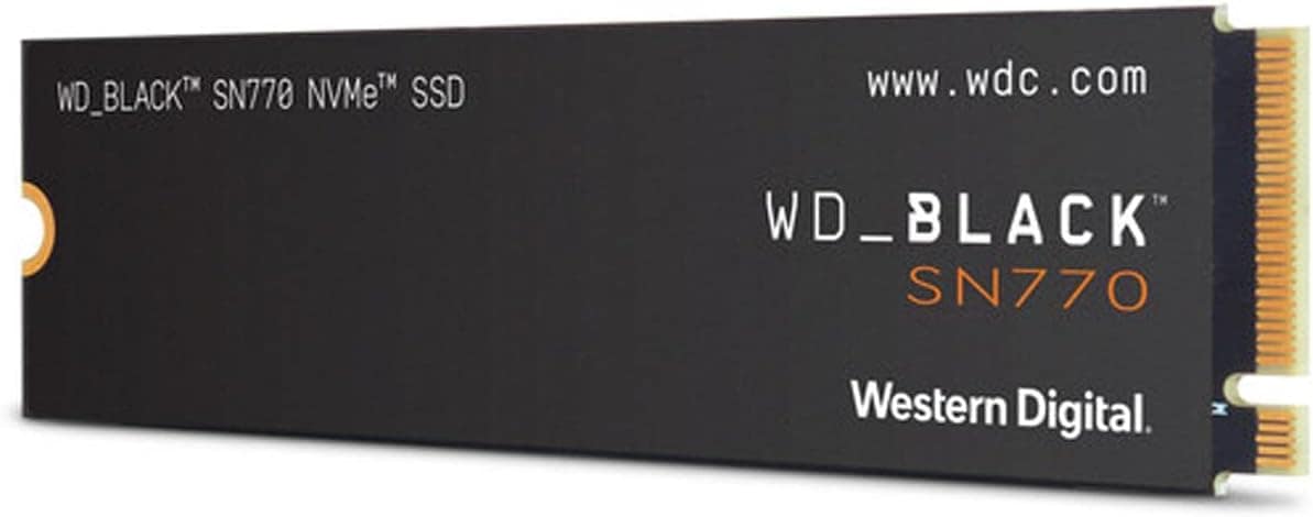 WD Black SN770 500GB NVMe SSD used as SSD cache in a home NAS