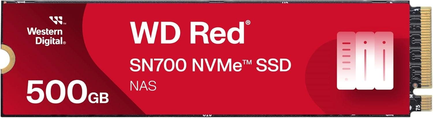 WD Red SN700 500GB NVMe SSD designed for NAS cache and 24/7 workloads